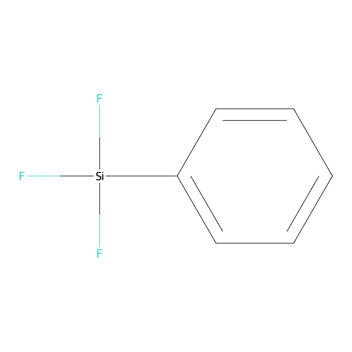 (Trifluorosilyl)benzene molecular structure, CAS 368-47-8
