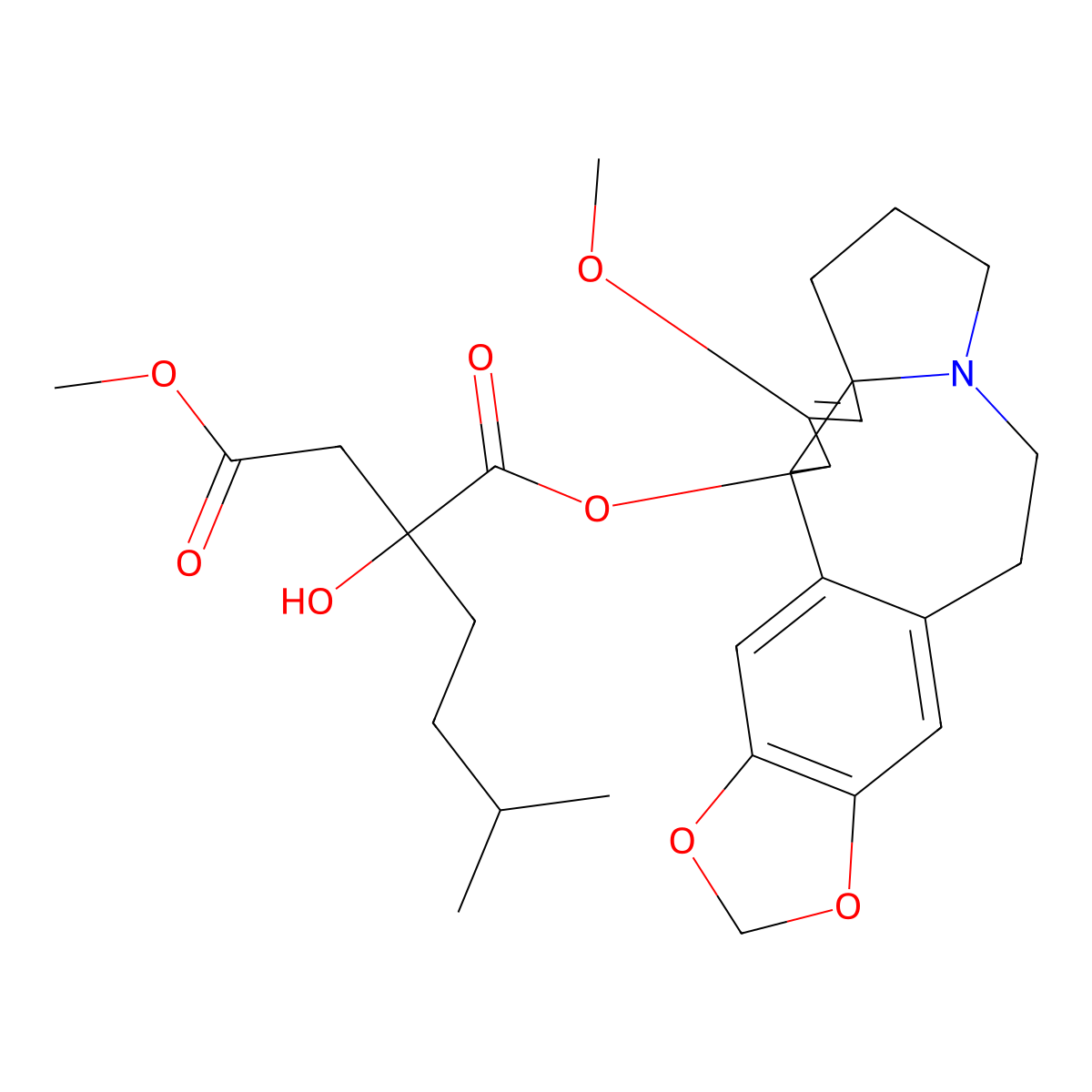Deoxyharringtonine molecular structure, CAS 36804-95-2