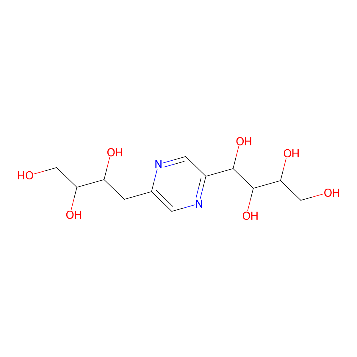 Deoxyfuctosazine molecular structure, CAS 36806-15-2