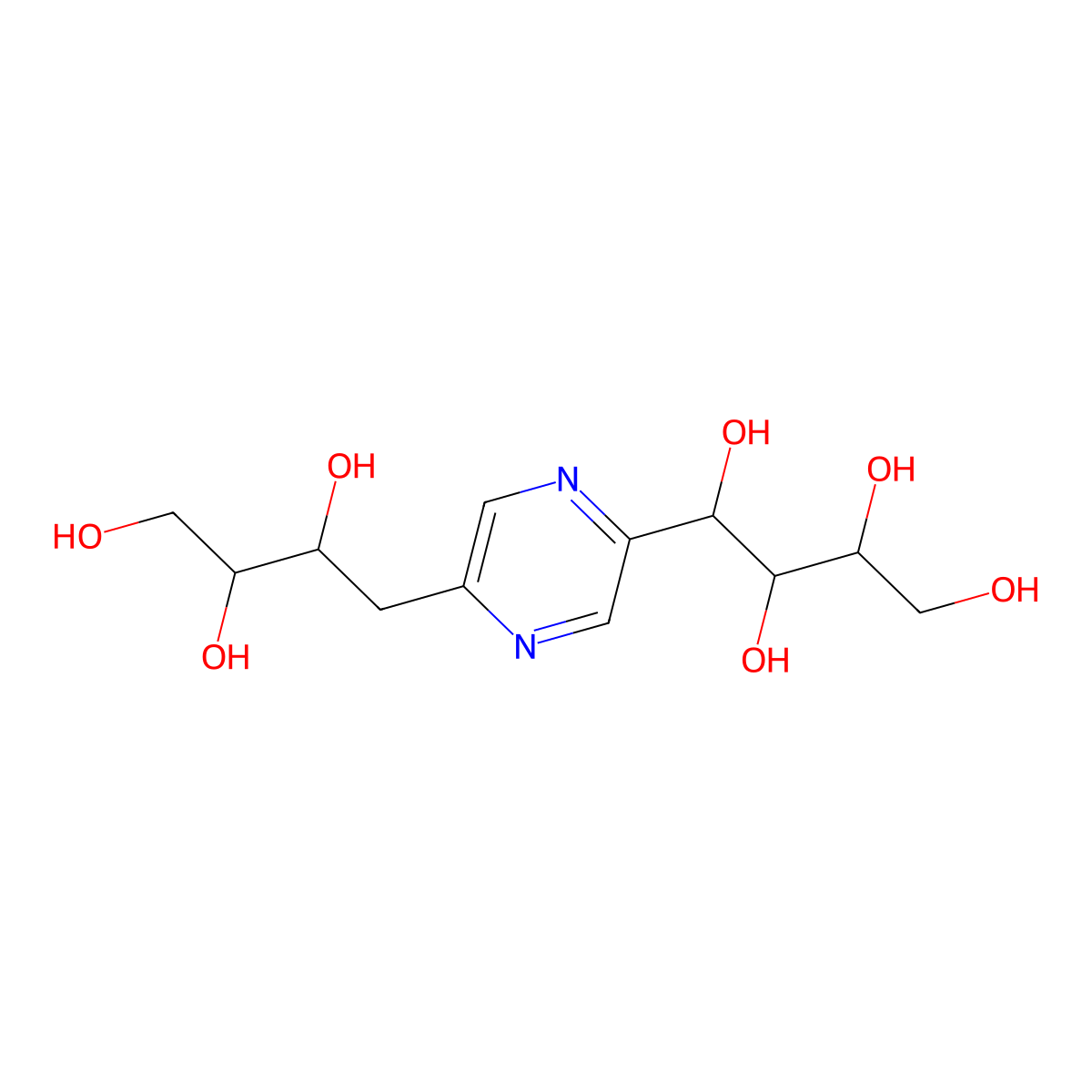 Deoxyfuctosazine molecular structure, CAS 36806-15-2