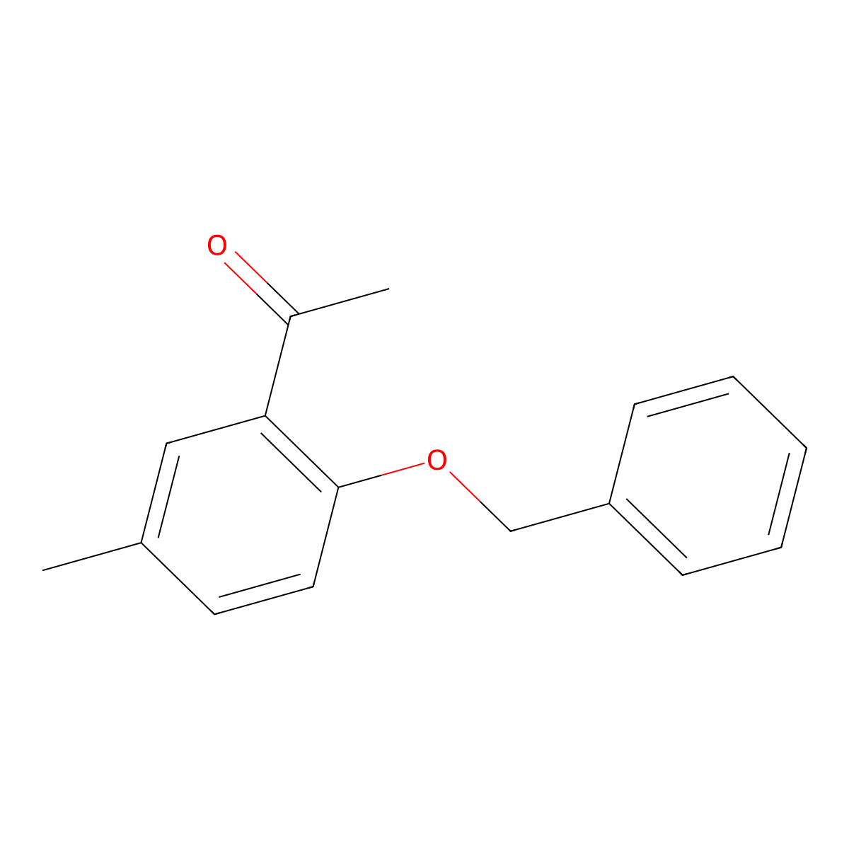 1-[2-(Benzyloxy)-5-methylphenyl]ethan-1-one molecular structure, CAS 36808-17-0