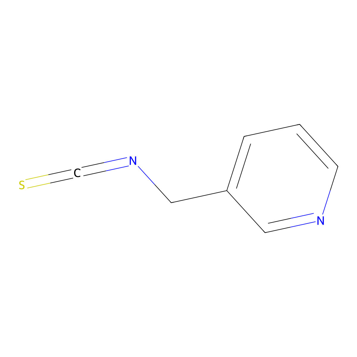 3-(Isothiocyanatomethyl)pyridine molecular structure, CAS 36810-90-9