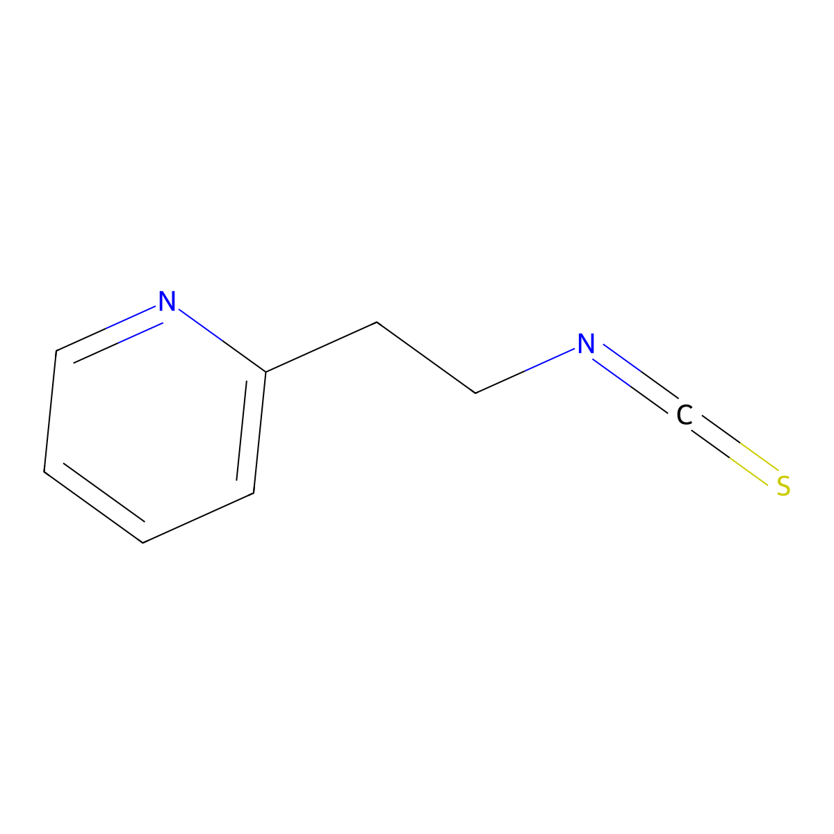 2-(2-Isothiocyanatoethyl)pyridine molecular structure, CAS 36810-91-0