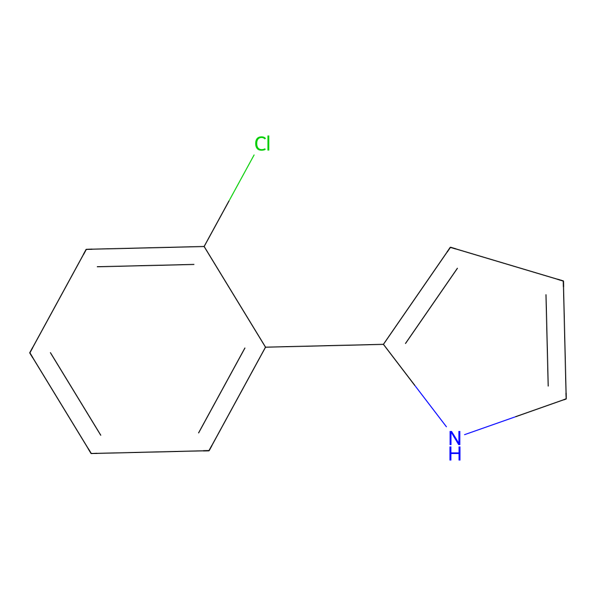 2-(2-Chlorophenyl)pyrrole molecular structure, CAS 368212-20-8