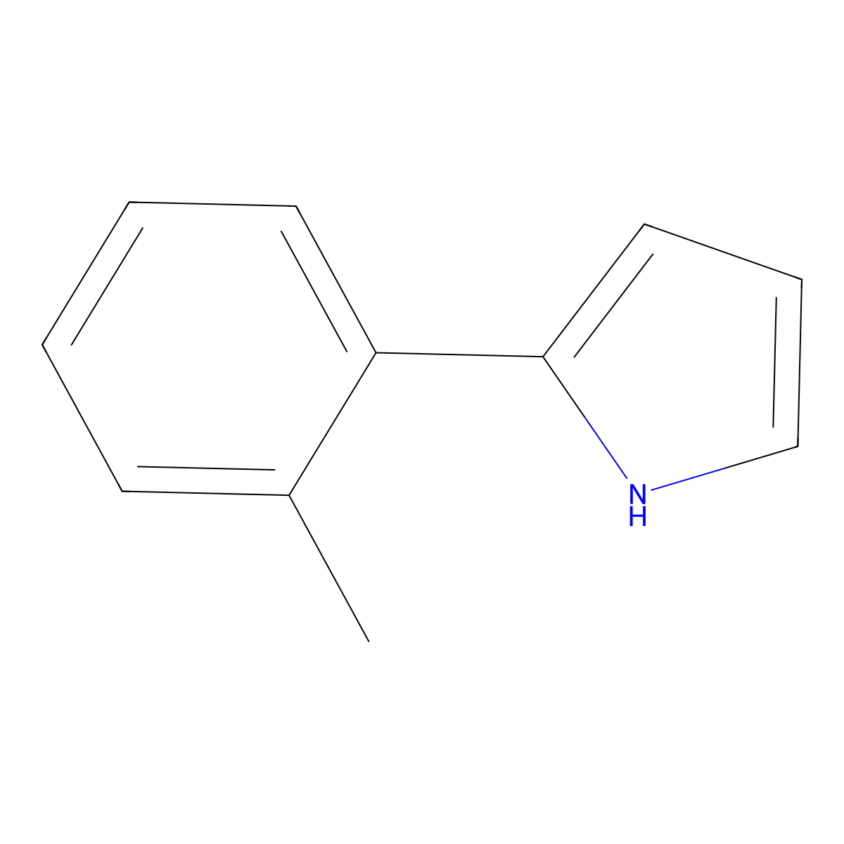 2-(2-Methylphenyl)-1H-pyrrole molecular structure, CAS 368212-31-1