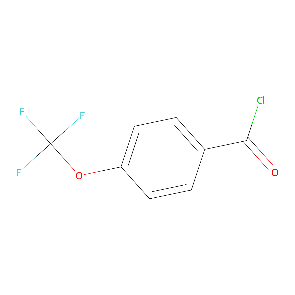 4-(Trifluoromethoxy)benzoyl Chloride molecular structure, CAS 36823-88-8