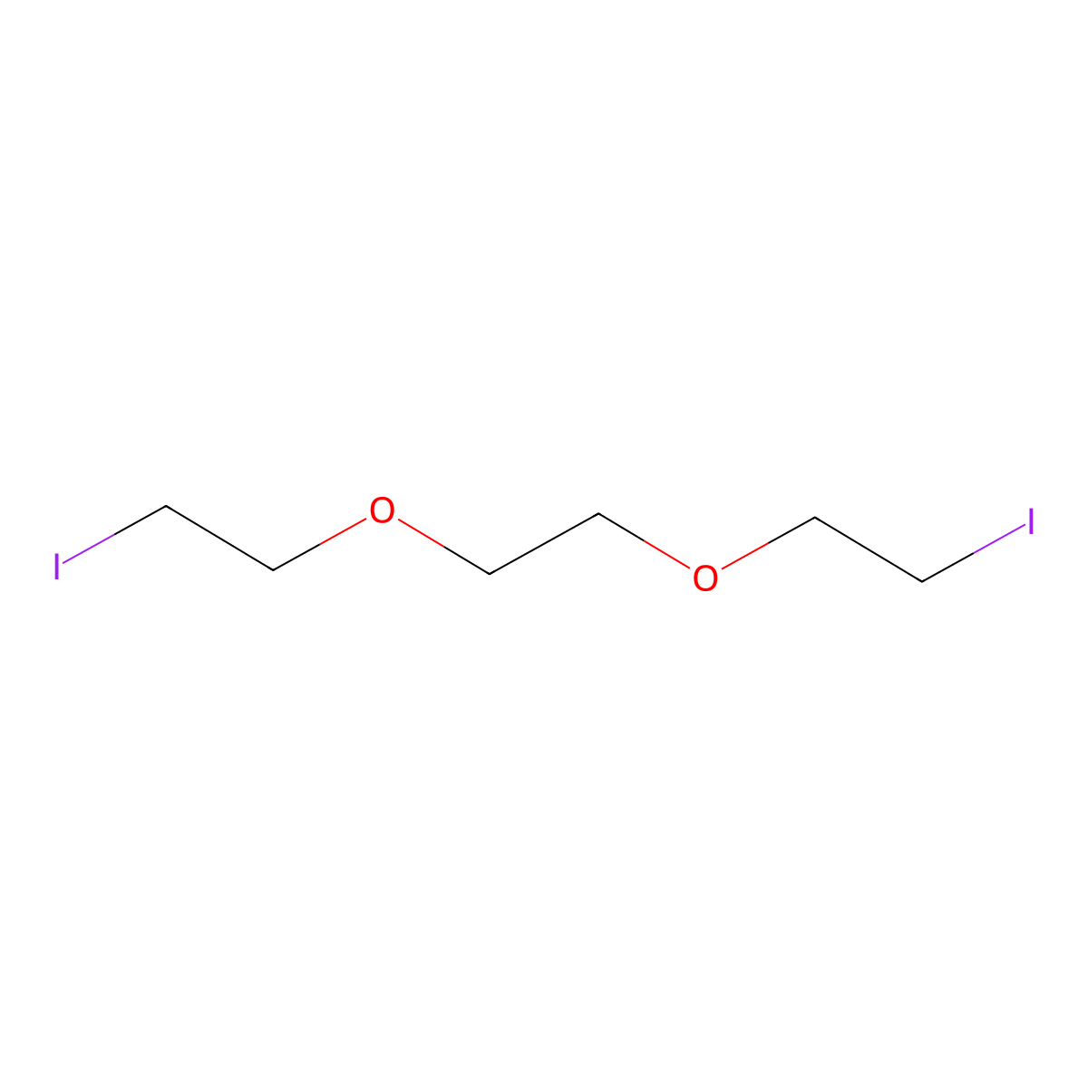 1,2-Bis(2-iodoethoxy)ethane molecular structure, CAS 36839-55-1