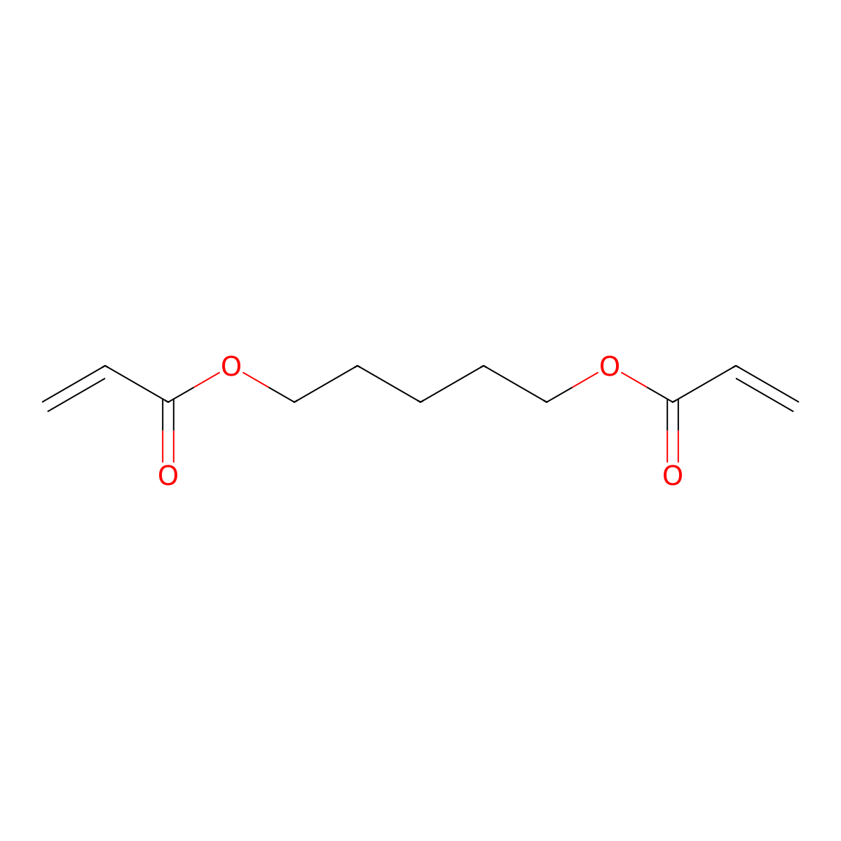 1,5-Pentanediol diacrylate molecular structure, CAS 36840-85-4