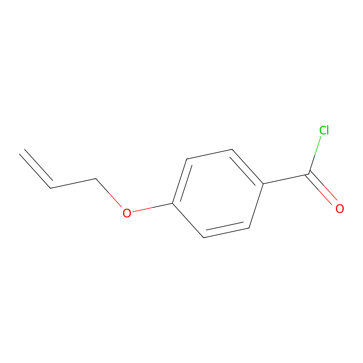 4-Allyloxybenzoyl chloride molecular structure, CAS 36844-51-6