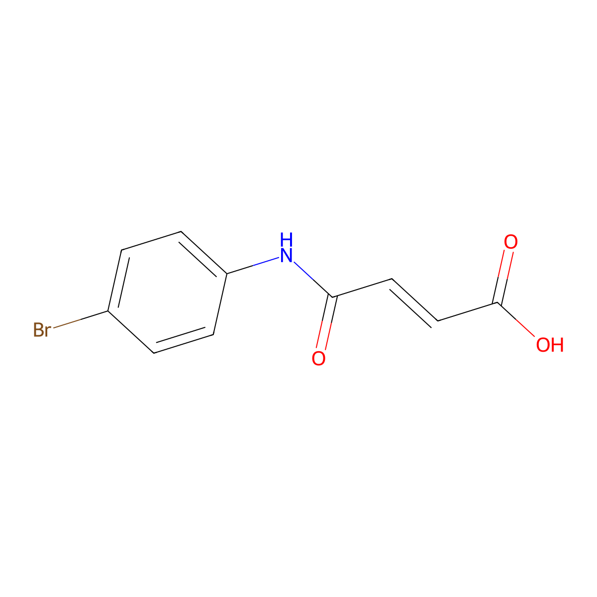 4'-Bromomaleanilic acid molecular structure, CAS 36847-86-6