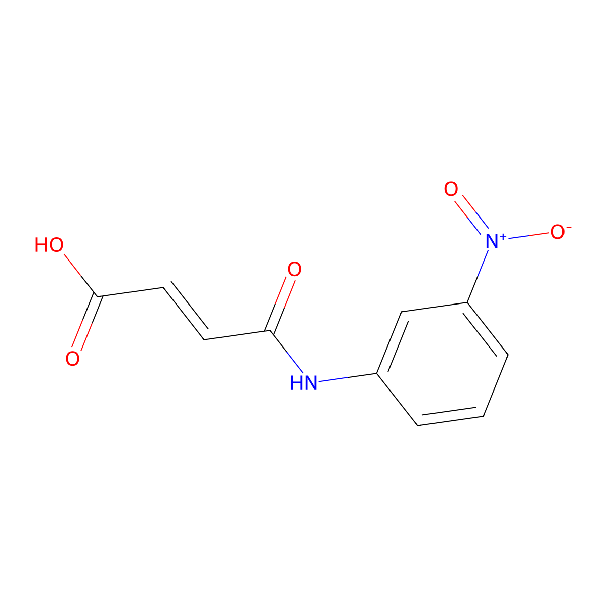 4-(3-Nitroanilino)-4-oxobut-2-enoic acid molecular structure, CAS 36847-90-2
