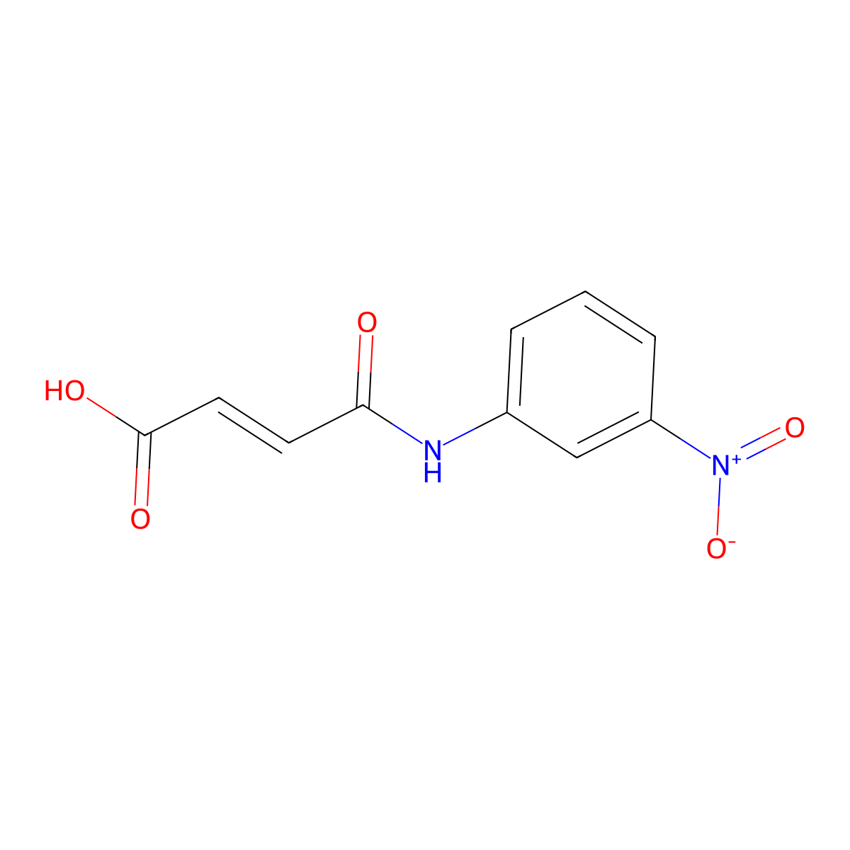 4-(3-Nitroanilino)-4-oxobut-2-enoic acid molecular structure, CAS 36847-90-2
