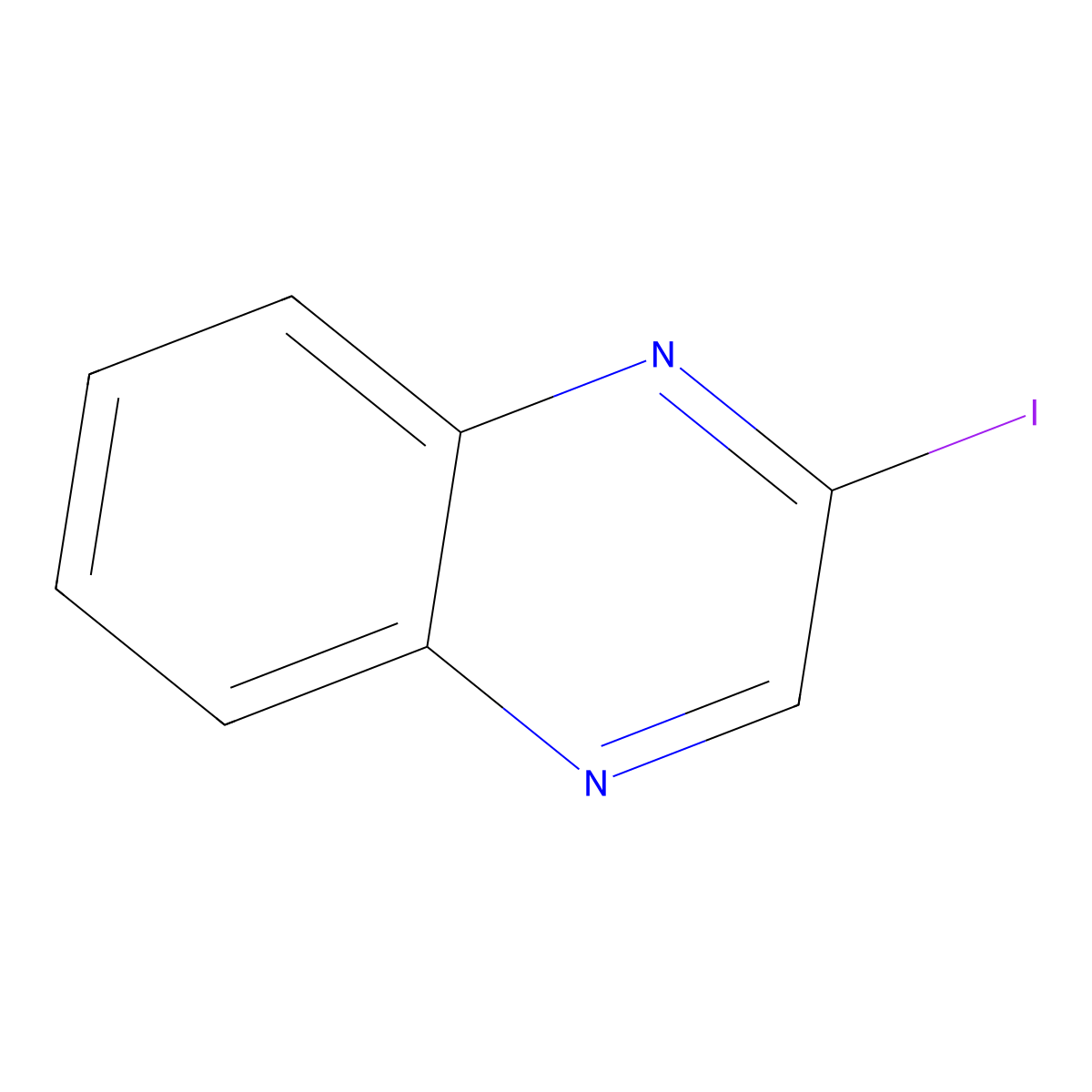 2-Iodoquinoxaline molecular structure, CAS 36856-92-5