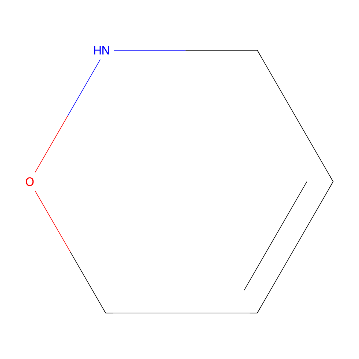 3,6-dihydro-2H-1,2-oxazine molecular structure, CAS 3686-43-9