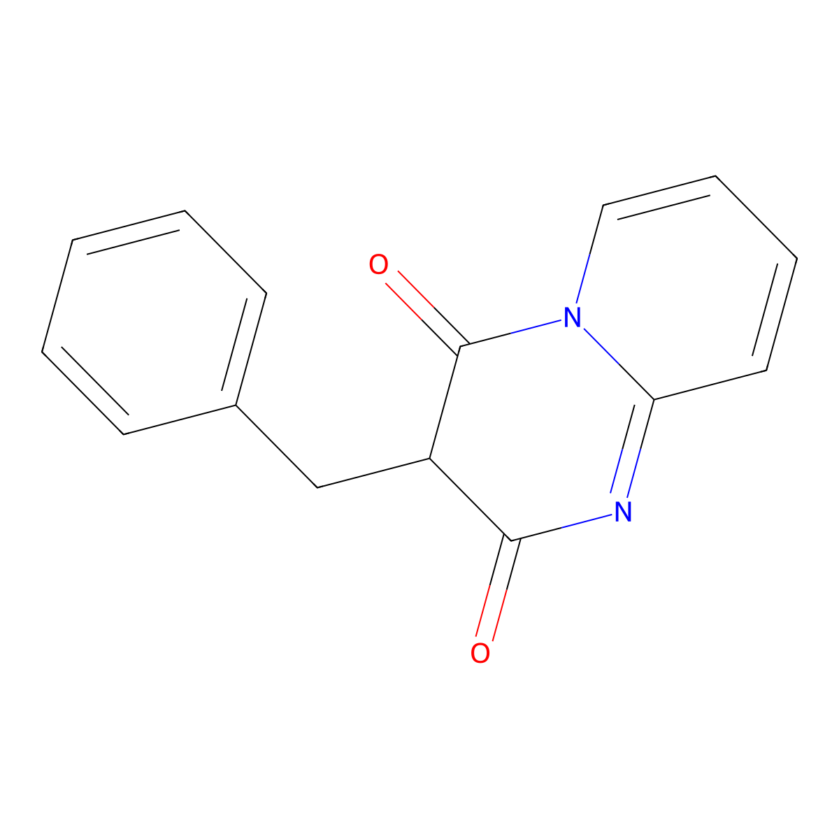 3-benzyl-2H-pyrido[1,2-a]pyrimidine-2,4(3H)-dione molecular structure, CAS 36861-61-7