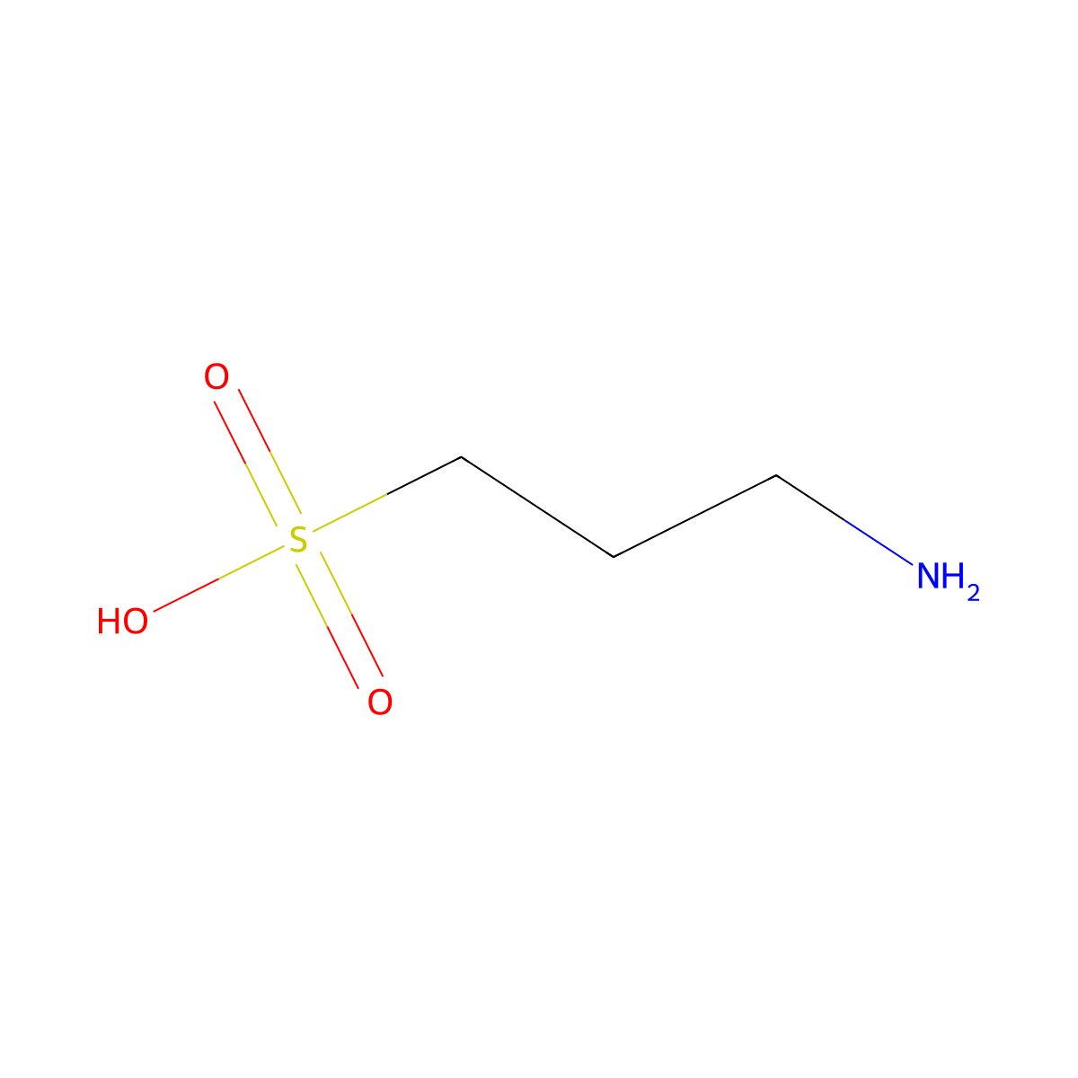 Tramiprosate molecular structure, CAS 3687-18-1