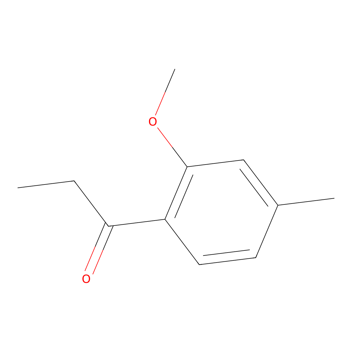 1-(2-Methoxy-4-methylphenyl)propan-1-one molecular structure, CAS 36871-54-2
