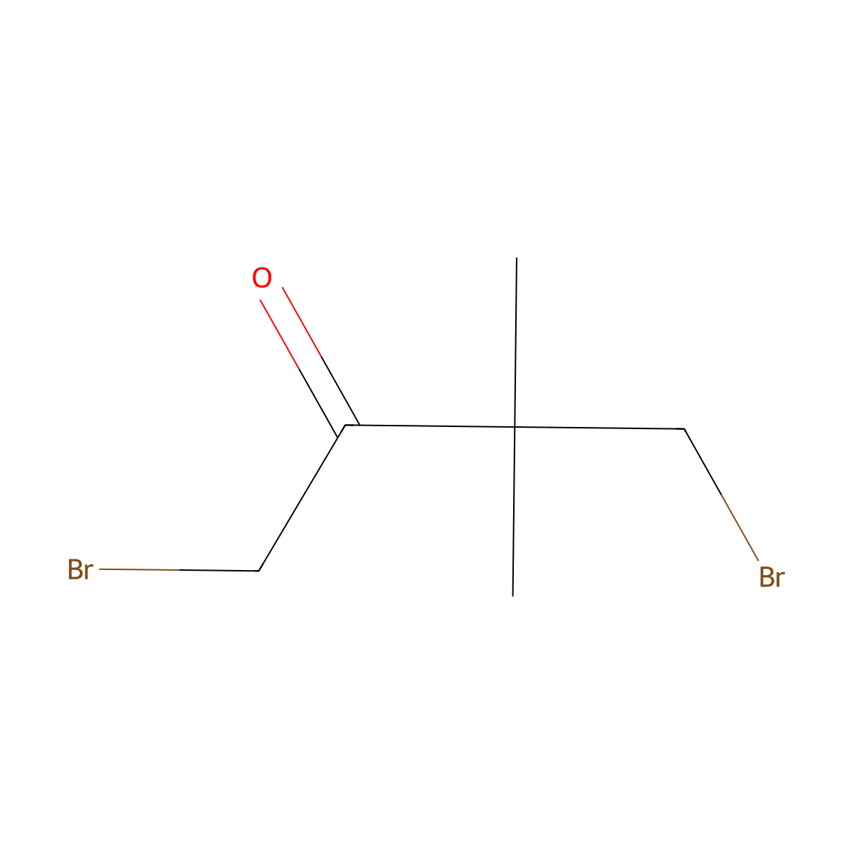 1,4-Dibromo-3,3-dimethylbutan-2-one molecular structure, CAS 36873-09-3