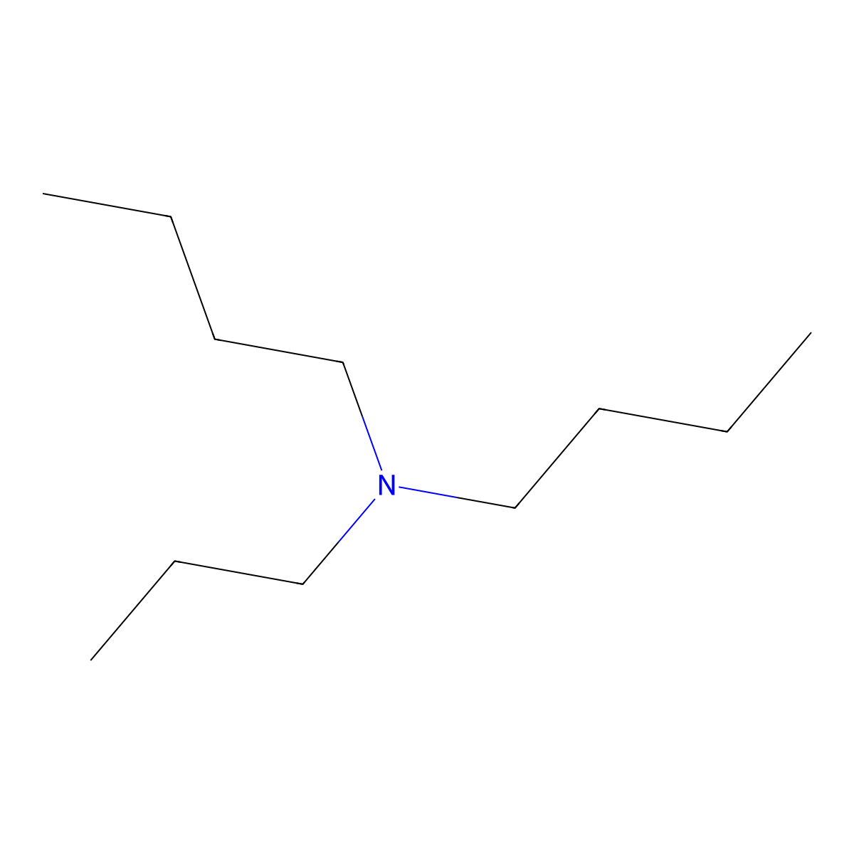 1-Butanamine, N-butyl-N-propyl- molecular structure, CAS 36874-77-8