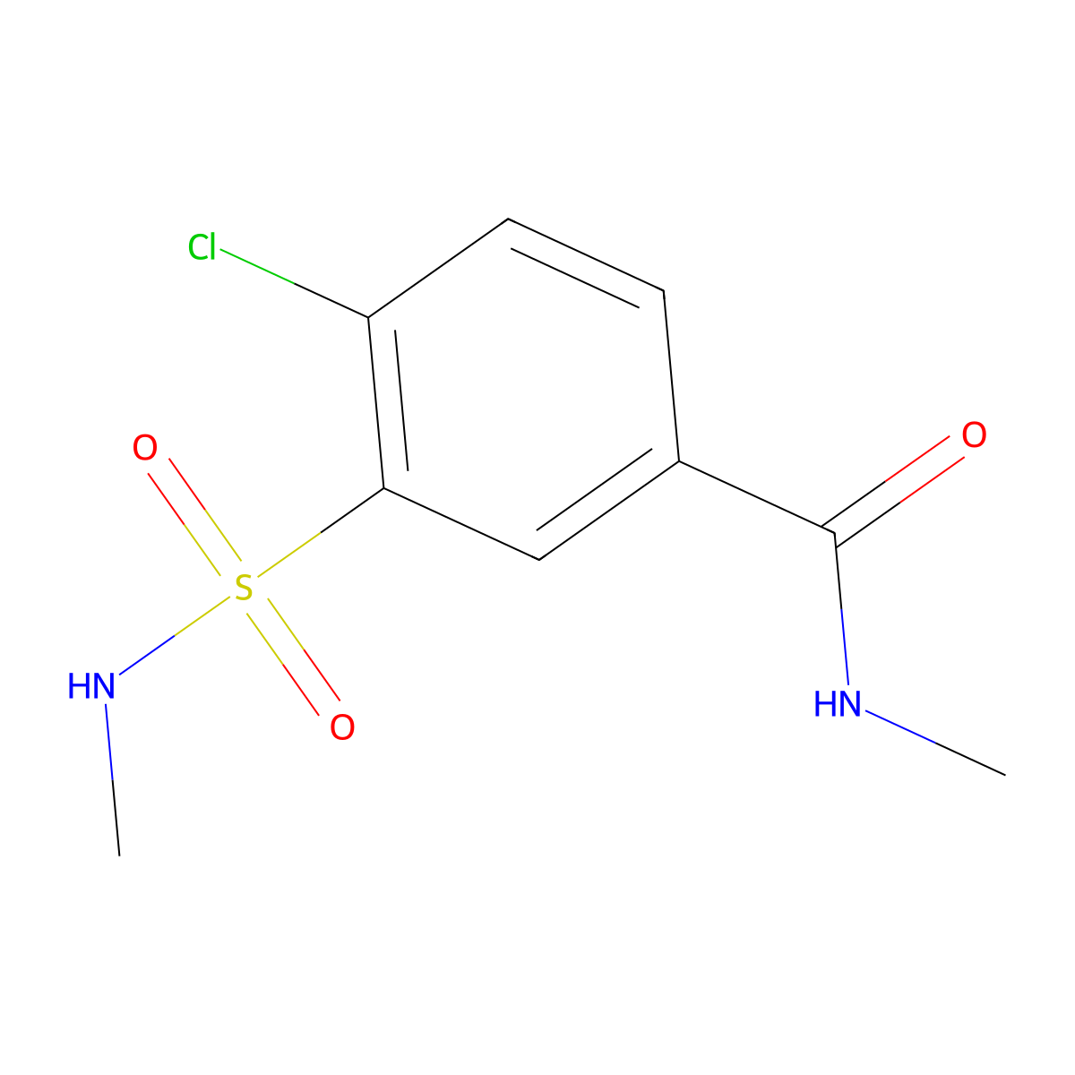 Diapamide molecular structure, CAS 3688-85-5
