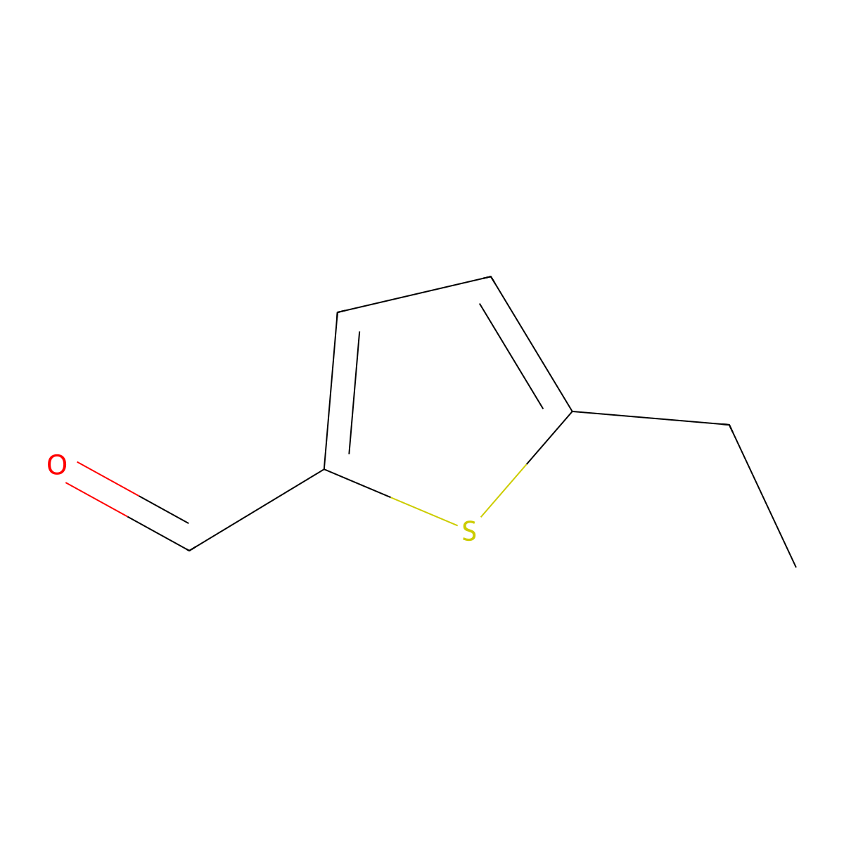 5-Ethyl-2-thiophenecarboxaldehyde molecular structure, CAS 36880-33-8