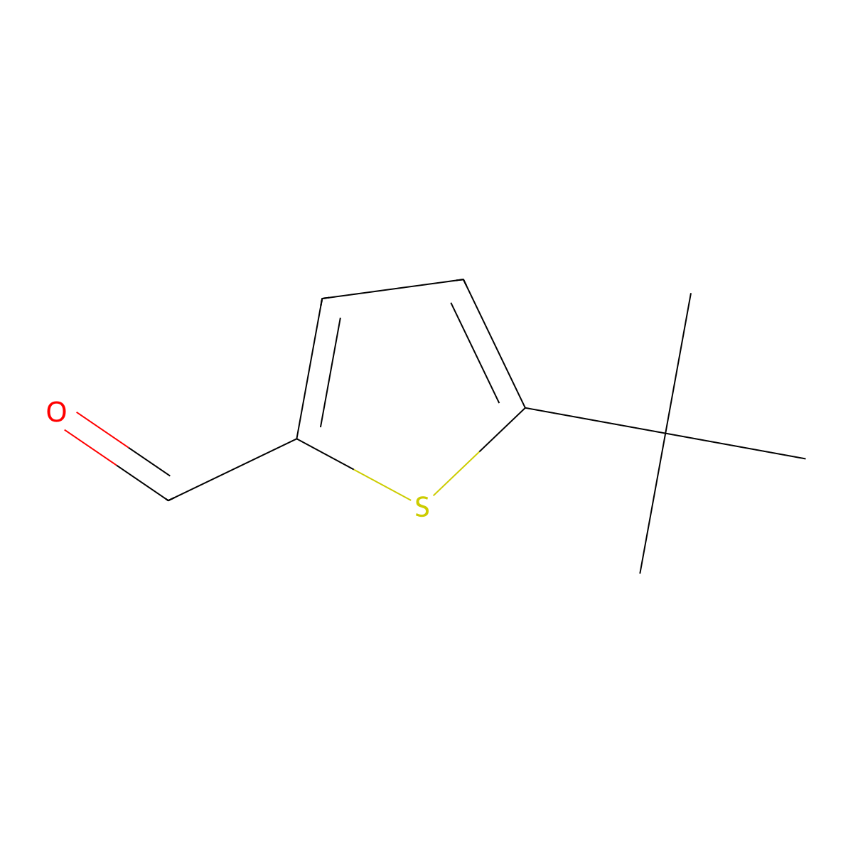 5-(Tert-butyl)thiophene-2-carbaldehyde molecular structure, CAS 36880-43-0