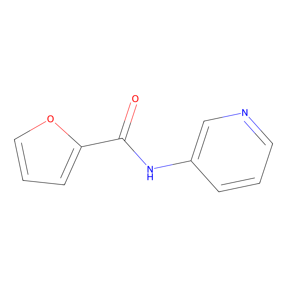 2-Furancarboxamide, N-3-pyridinyl- molecular structure, CAS 36880-64-5