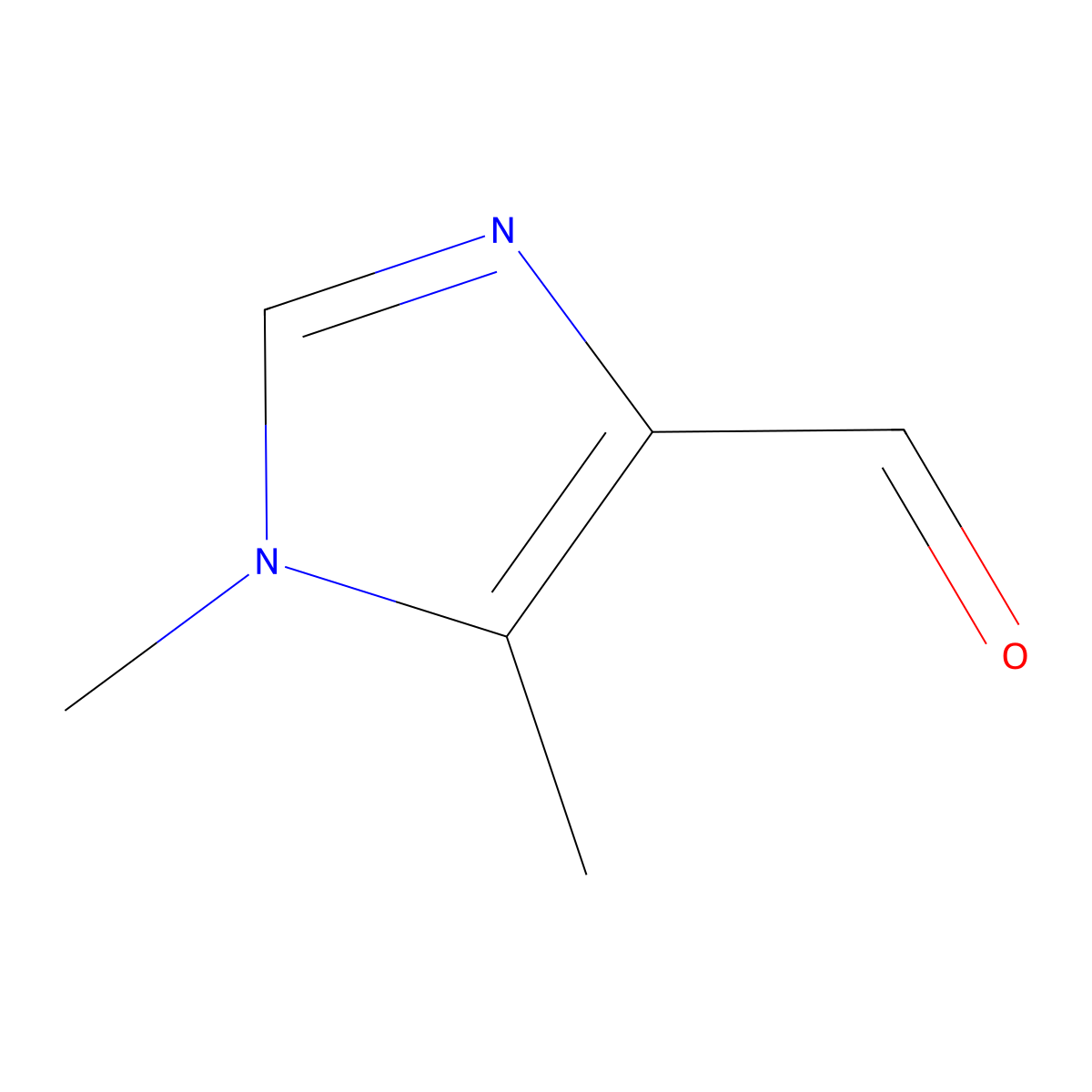 1,5-Dimethyl-1H-imidazole-4-carbaldehyde molecular structure, CAS 368833-95-8