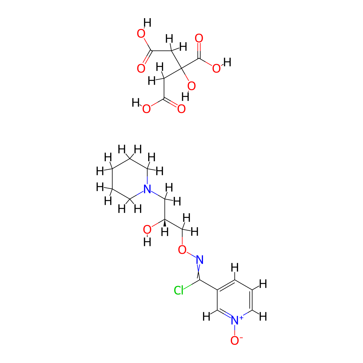 Arimoclomol Citrate molecular structure, CAS 368860-21-3