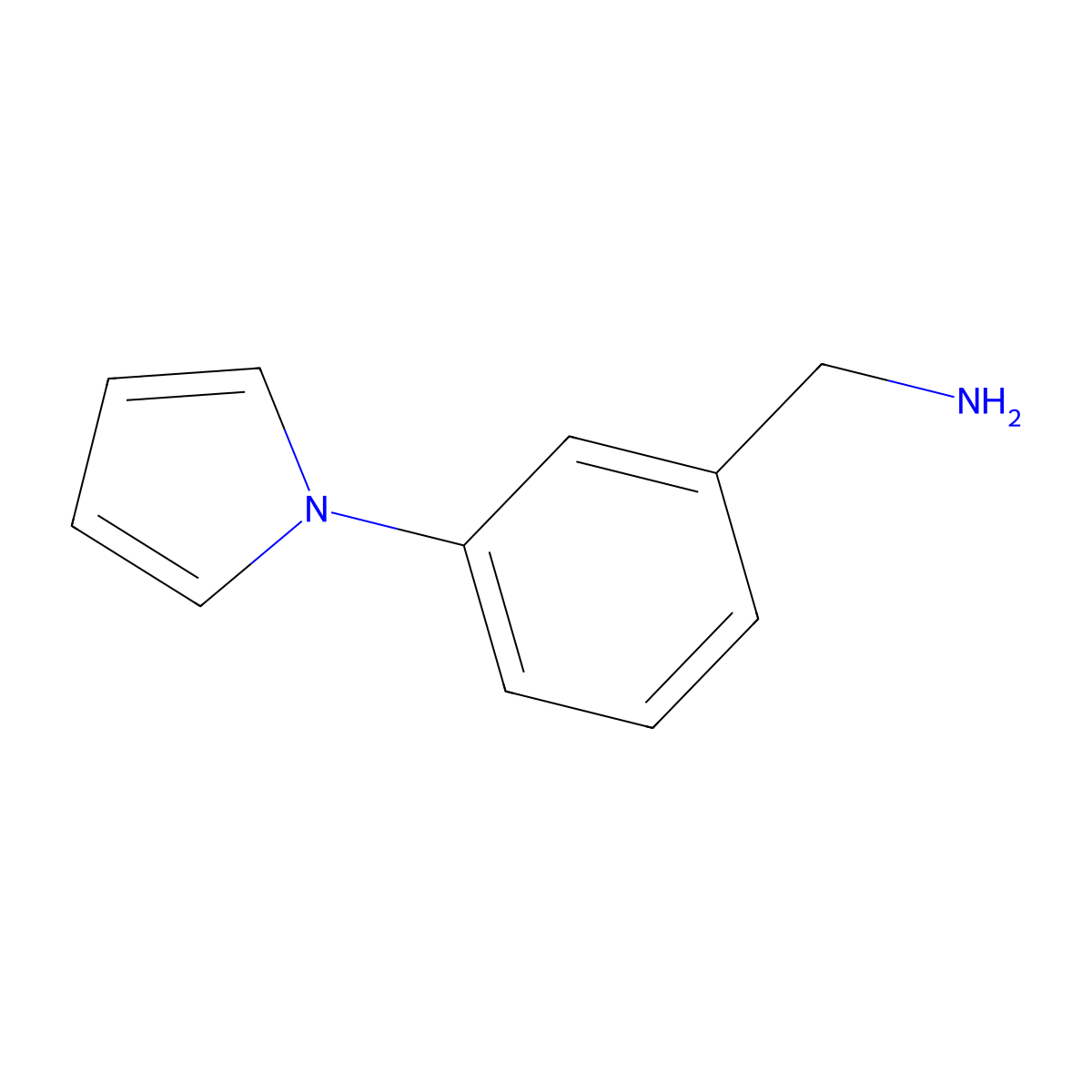 3-(1H-Pyrrol-1-Yl)Benzylamine molecular structure, CAS 368869-95-8