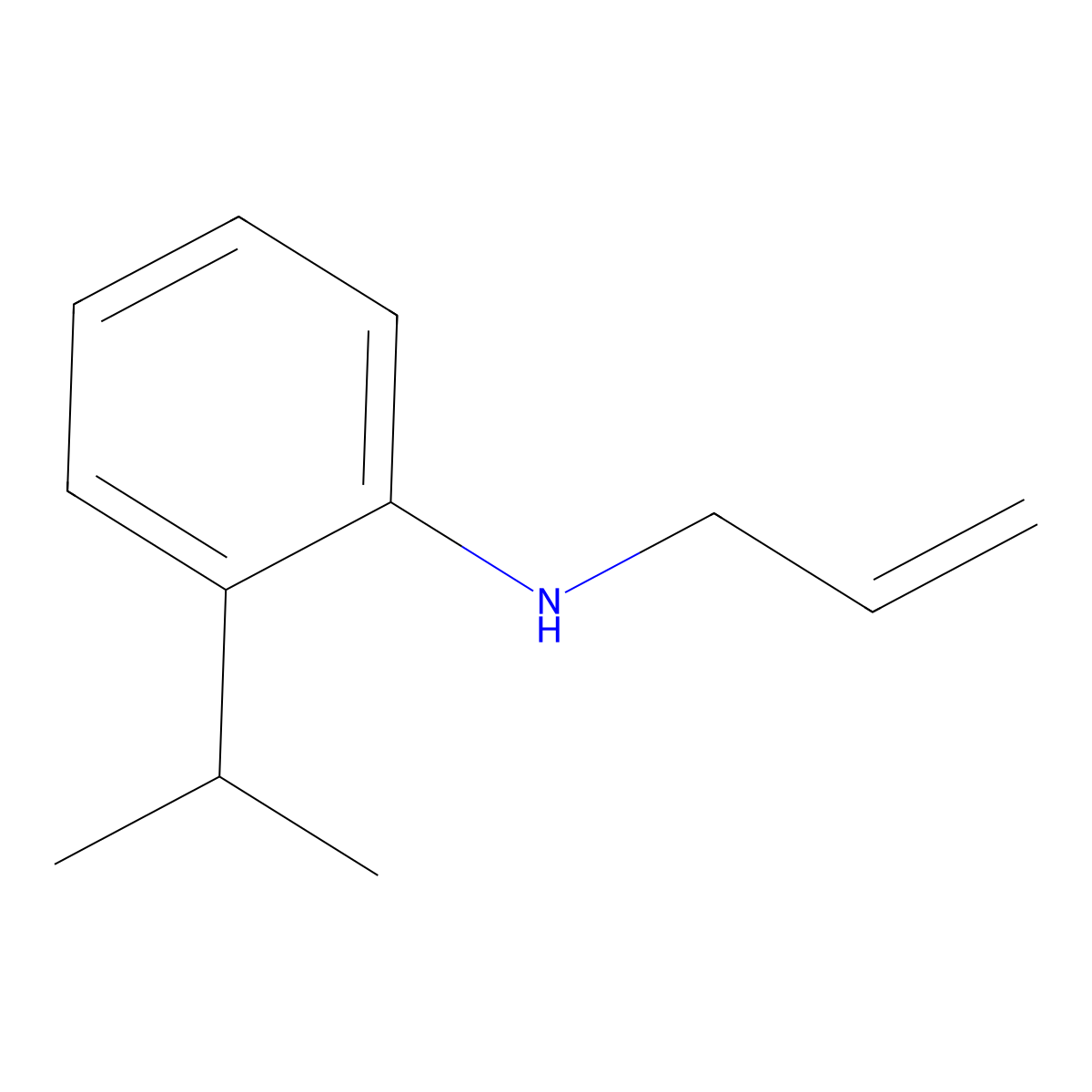 N-Allyl-2-isopropylaniline molecular structure, CAS 368891-61-6