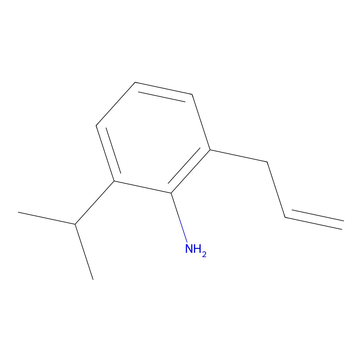 2-Allyl-6-isopropylaniline molecular structure, CAS 368891-62-7