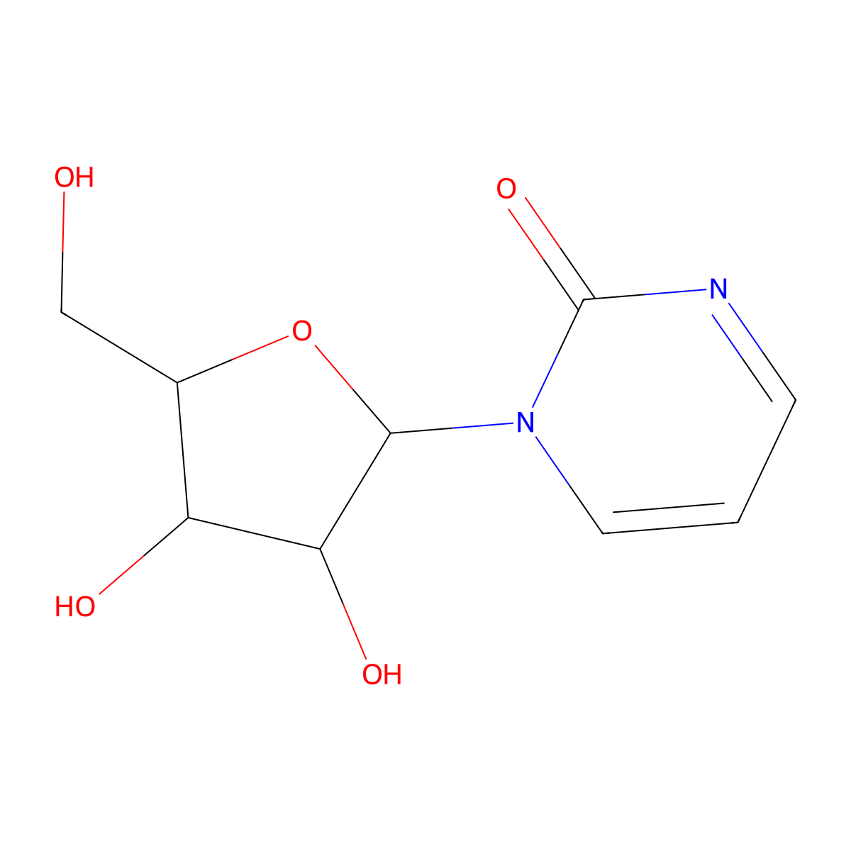 Zebularine molecular structure, CAS 3690-10-6