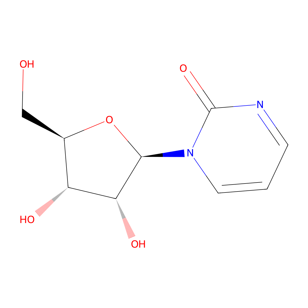 Zebularine molecular structure, CAS 3690-10-6