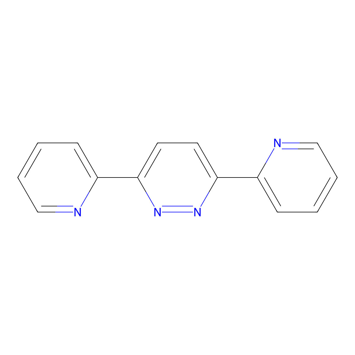 3,6-Di(2-pyridyl)pyridazine molecular structure, CAS 36901-11-8