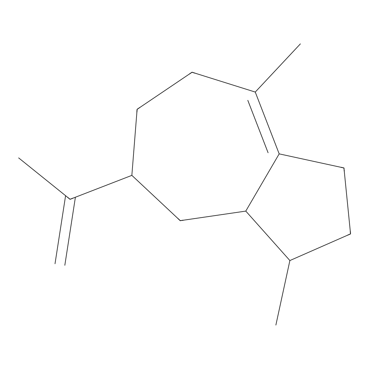 alpha-Bulnesene molecular structure, CAS 3691-11-0