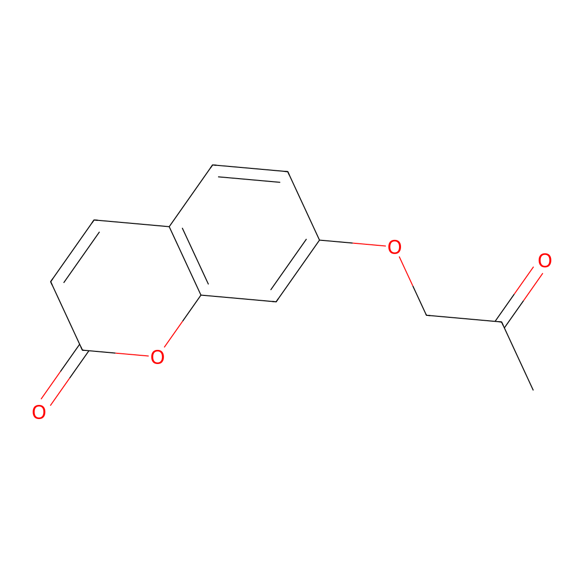 7-(2-oxopropoxy)-2H-chromen-2-one molecular structure, CAS 36914-75-7