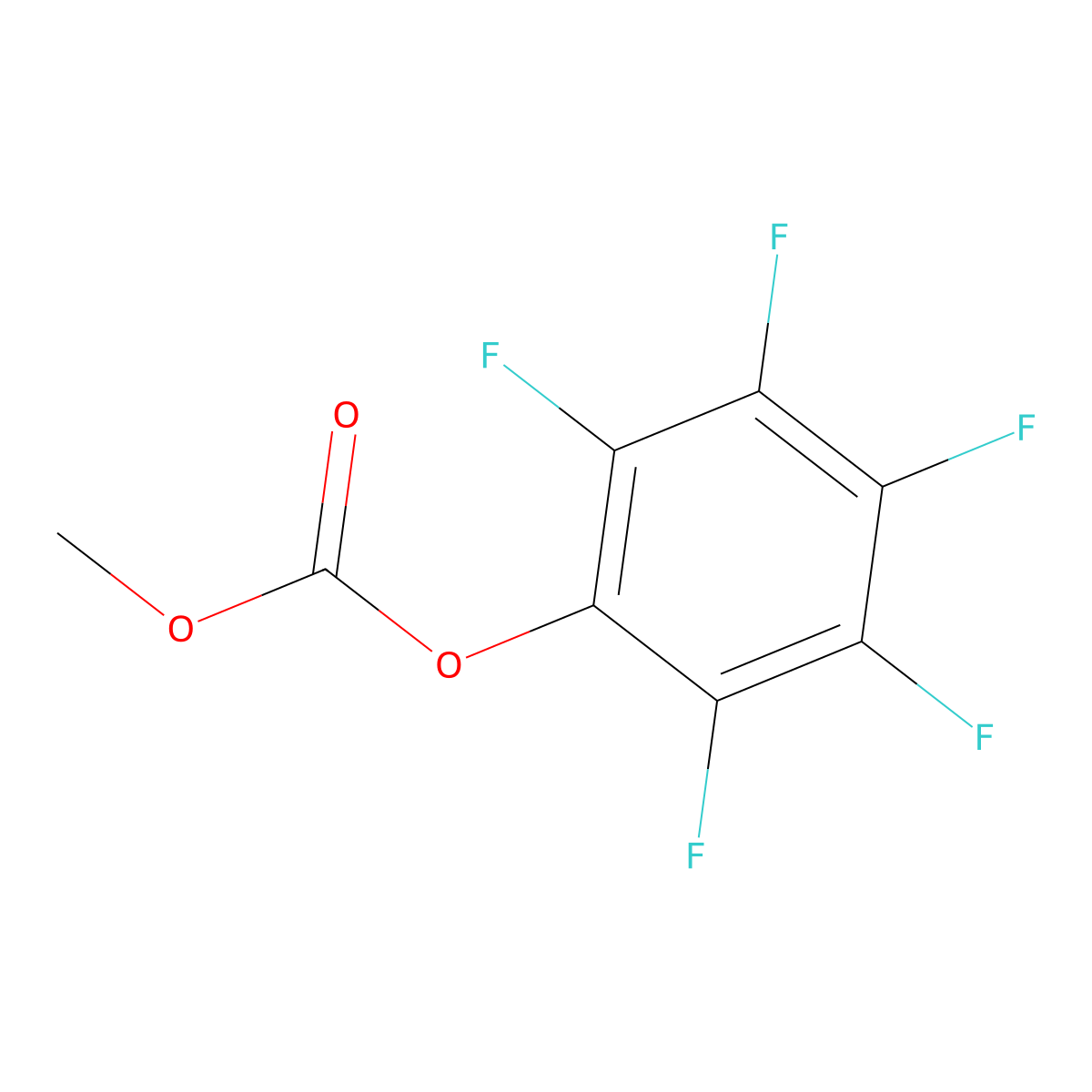Methyl Pentafluorophenyl Carbonate molecular structure, CAS 36919-03-6