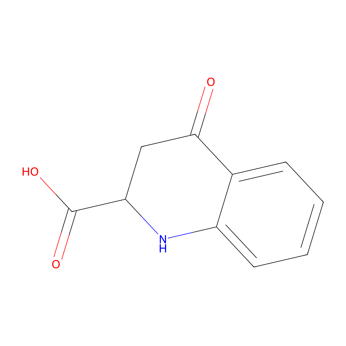 4-Oxo-1,2,3,4-tetrahydro-2-quinolinecarboxylic acid molecular structure, CAS 36920-53-3