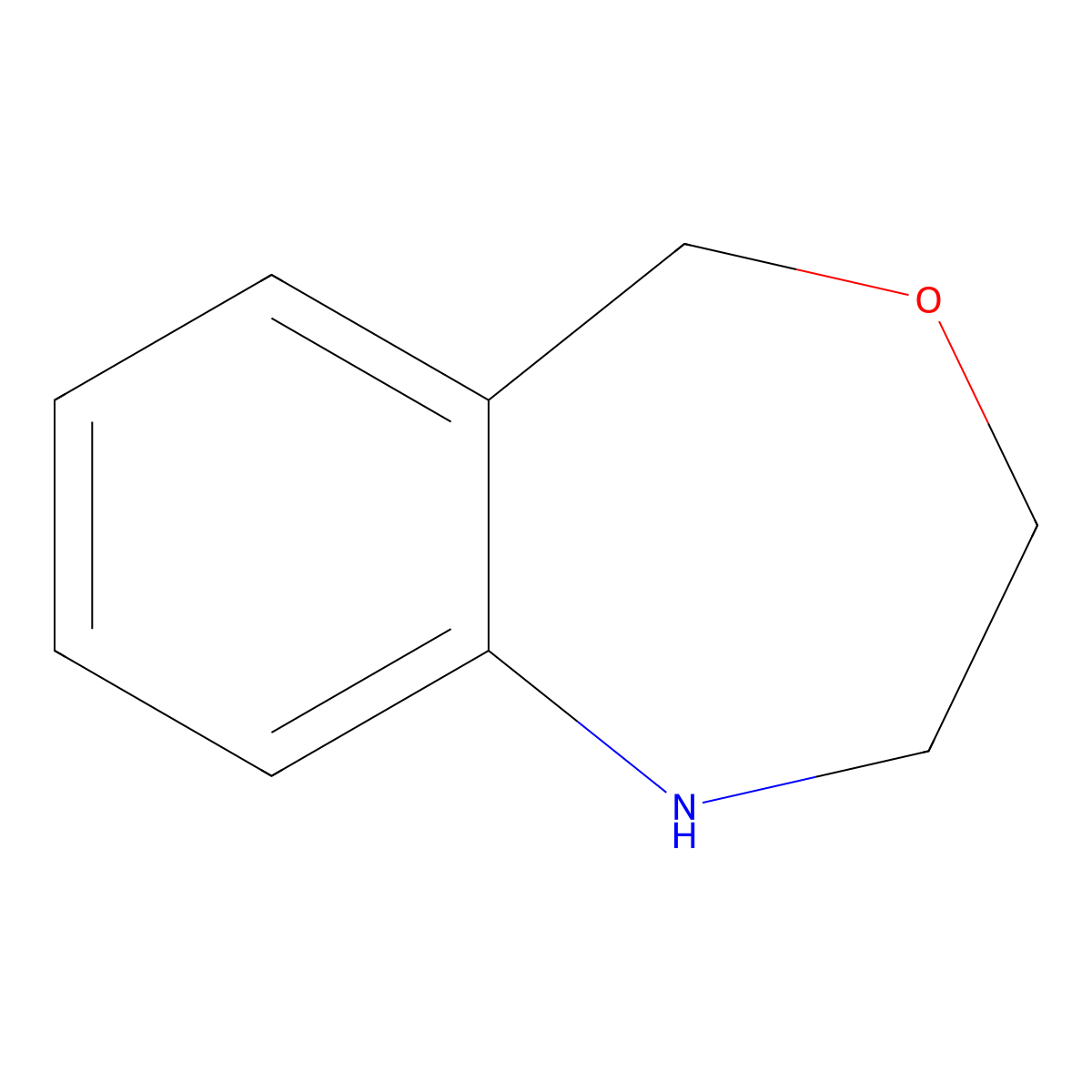 1,2,3,5-Tetrahydro-4,1-benzoxazepine molecular structure, CAS 3693-06-9