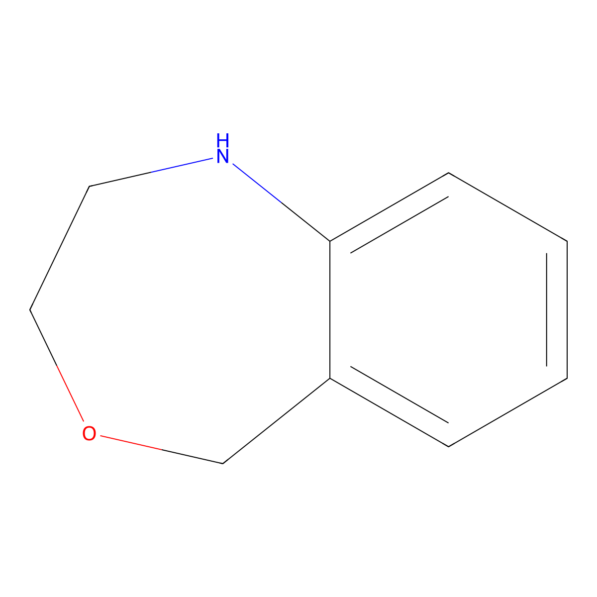 1,2,3,5-Tetrahydro-4,1-benzoxazepine molecular structure, CAS 3693-06-9