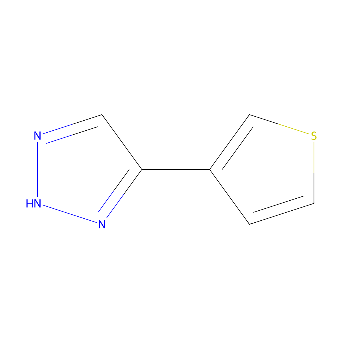 4-(Thiophen-3-yl)-1h-1,2,3-triazole molecular structure, CAS 369363-69-9
