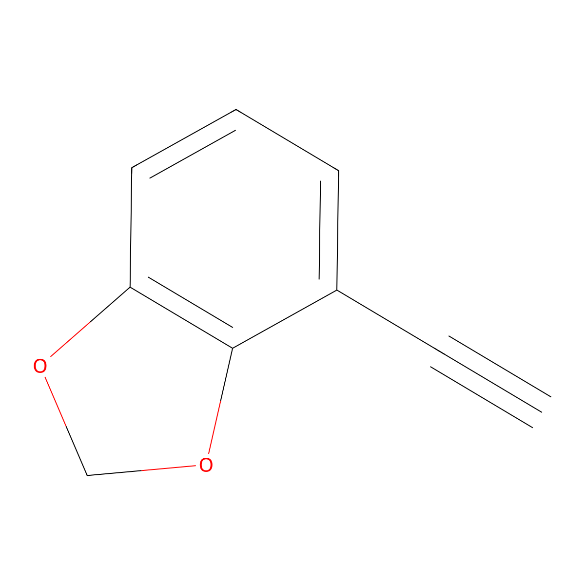 4-Ethynyl-benzo[1,3]dioxole molecular structure, CAS 369363-94-0