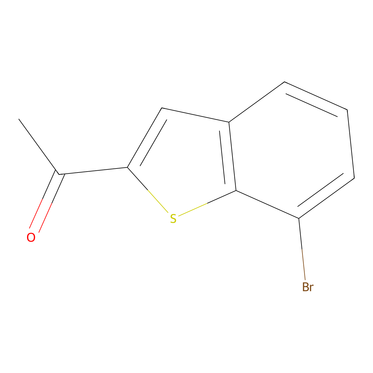 1-(7-Bromobenzo[b]thien-2-yl)ethanone molecular structure, CAS 369370-38-7