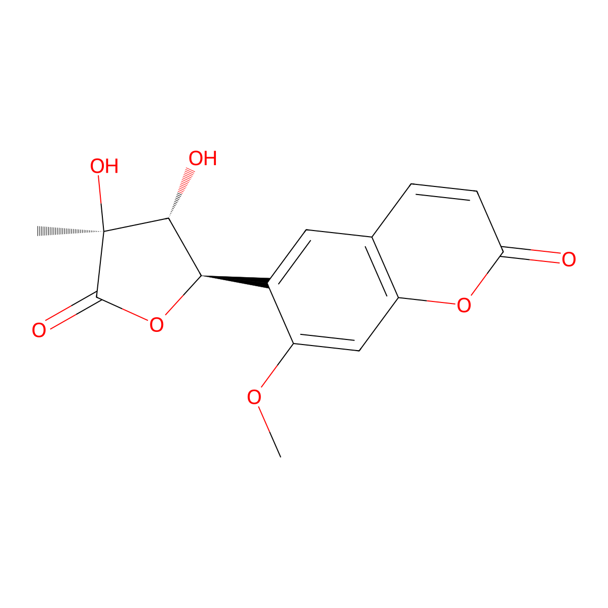 Hydramicromelin B molecular structure, CAS 369391-55-9