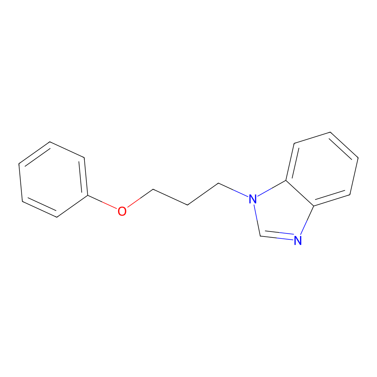 1-(3-phenoxypropyl)-1H-benzo[d]imidazole molecular structure, CAS 369397-72-8