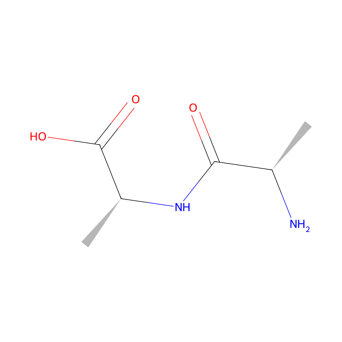 alanyl-D-alanine molecular structure, CAS 3695-80-5