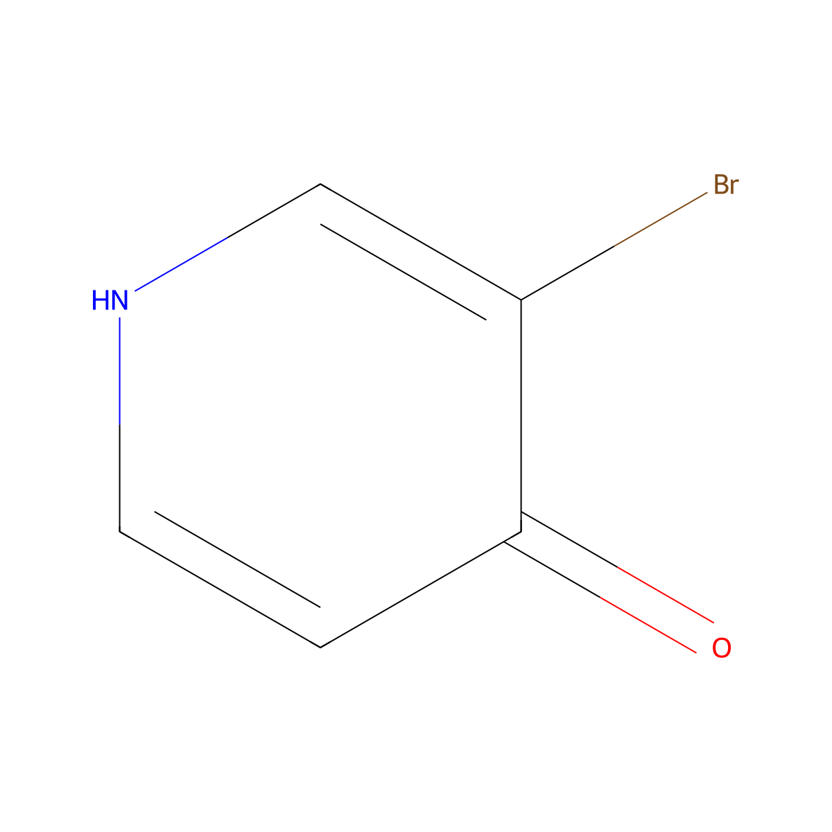 3-Bromo-4-pyridinol molecular structure, CAS 36953-41-0