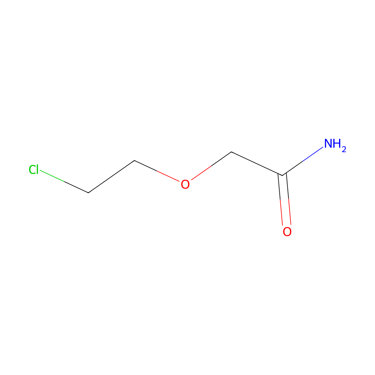 2-(2-Chloroethoxy)acetamide molecular structure, CAS 36961-64-5