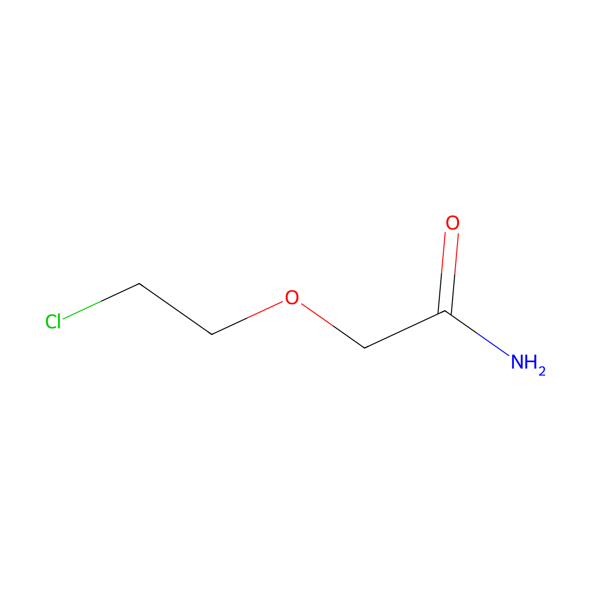 2-(2-Chloroethoxy)acetamide molecular structure, CAS 36961-64-5